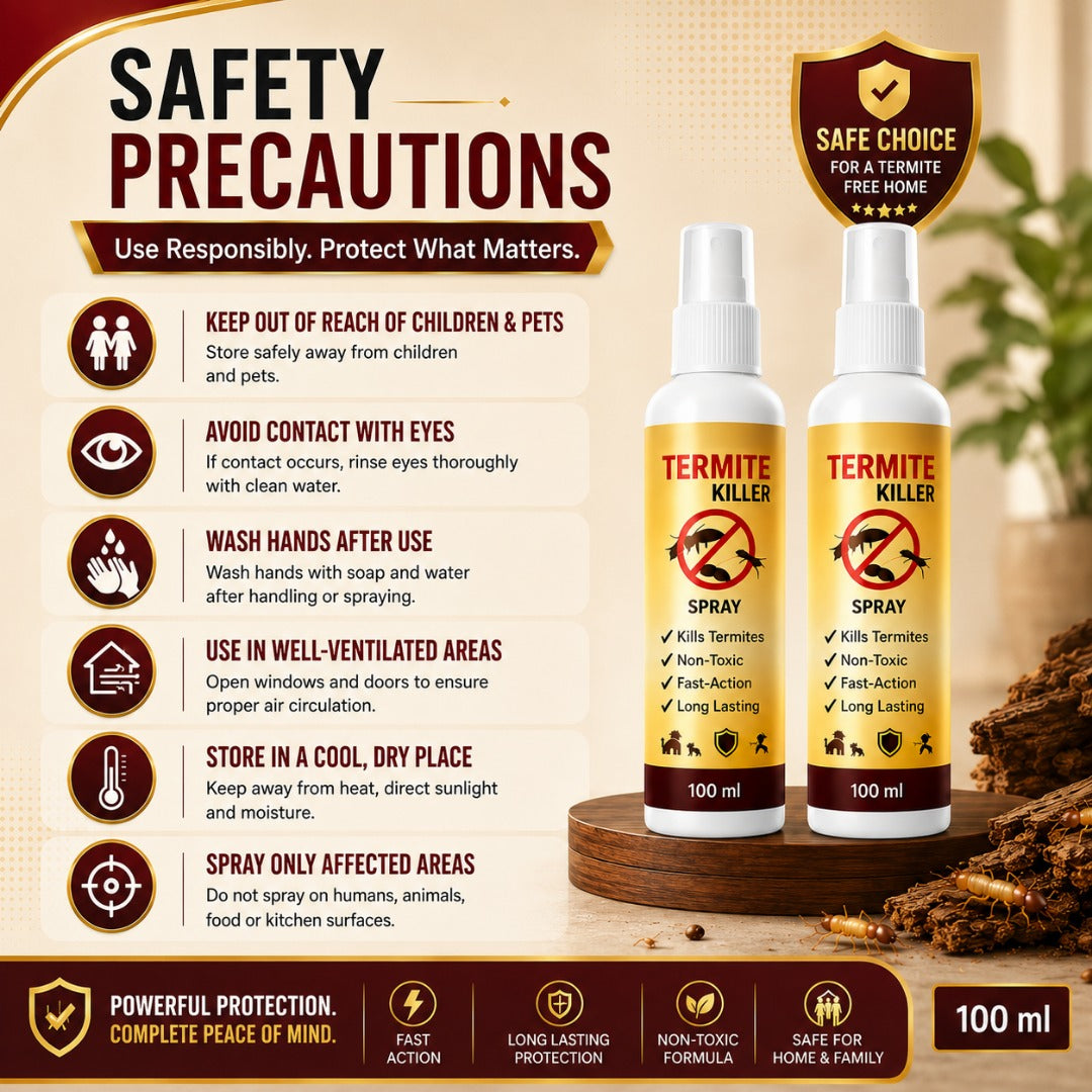Termite Killer Spray – Powerful Protection Against Termites (Buy 1 Get 1 Free)